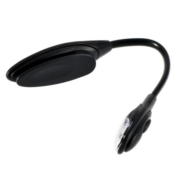 

book lights mini flexible clip-on bright light lapwhite led reading lamp compact portable student dormitory