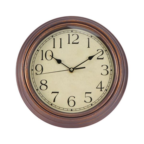

inch vintage style silent decorative round wall clocks non ticking clock for living room bedroom home offic
