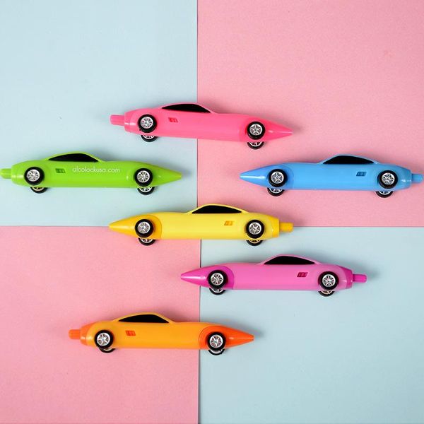 

creative stationery car ballpoint pen primary school student prize children's learning gift office accessories pens, Blue;orange
