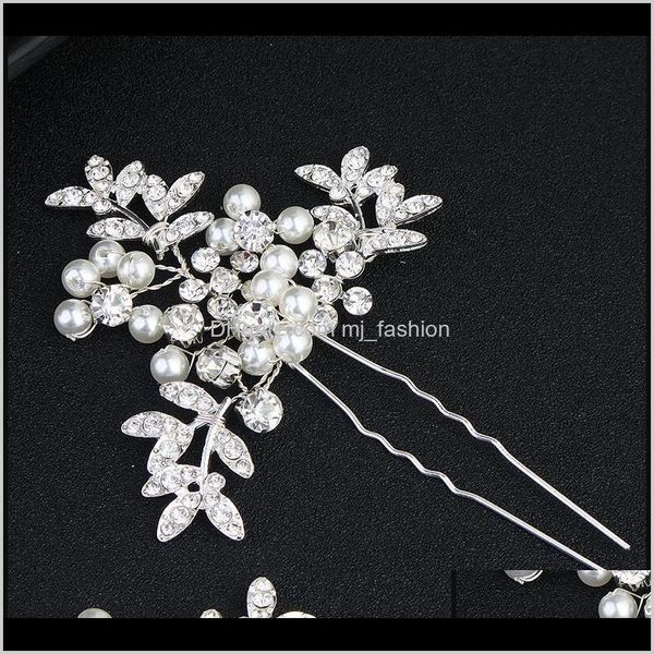 Jewelrywomen Perle Avorio Bianco Forcine Moda Bastoncini Campi e giardini Stile Matrimonio Capelli Gioielli Aessories 1912 Drop Delivery 2021 Lfaqs