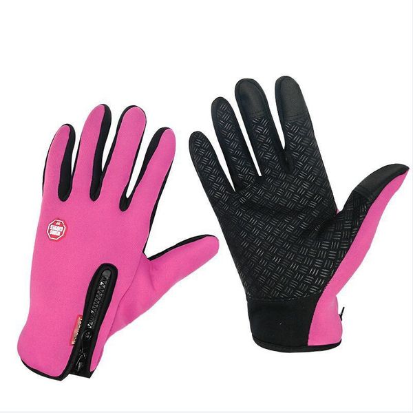 

windproof outdoor sports cycling bicycle military mountaineering motorcycle racing skiing touch screen glove, Black