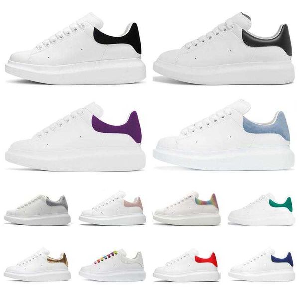 

men women platform running shoes black suede leather golden rainbow reflective sliver red flat skateboarding outdoor sports trainer sneakers