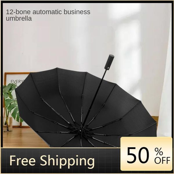 

umbrellas fully automatic folding umbrella mens business double large sun womens windproof sunscreen parasolka gifts men ag50zs