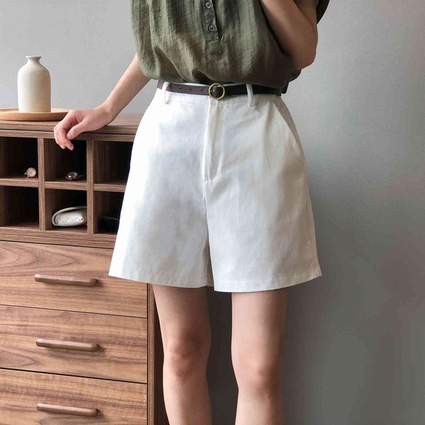 

women's shorts summer high waist casual white femme clothing pants female trousers outwear 5lmd, White;black