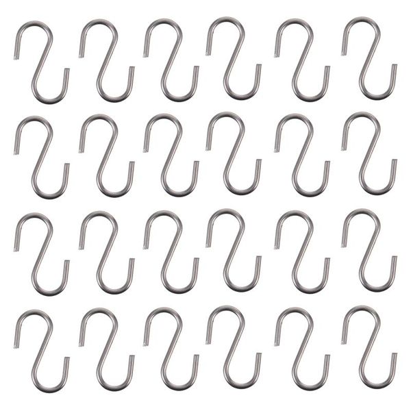 

hooks & rails 30pcs stainless steel shape handy chain wire hanging