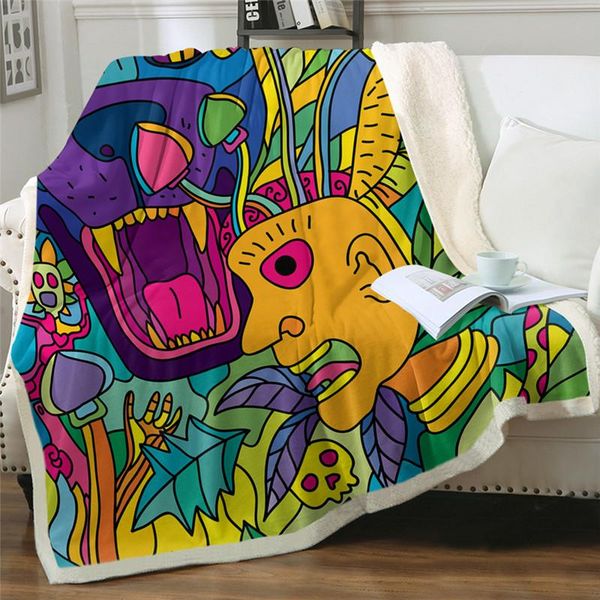 

blankets fashion fantasy fur sherpa cover akobalino color bed blanket