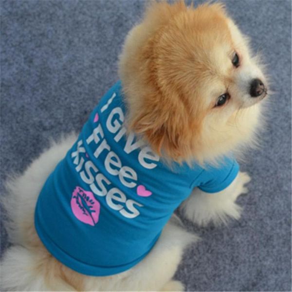 

dog apparel transer shirt pet puppy summer small cat clothes vest t 3.8