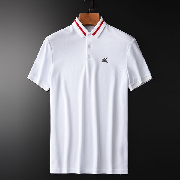 

tee shirt shirt 100% cotton mens luxury yarn dyed contrast color short sleeve men plus size 4xl fashion t-shirts man, White;black