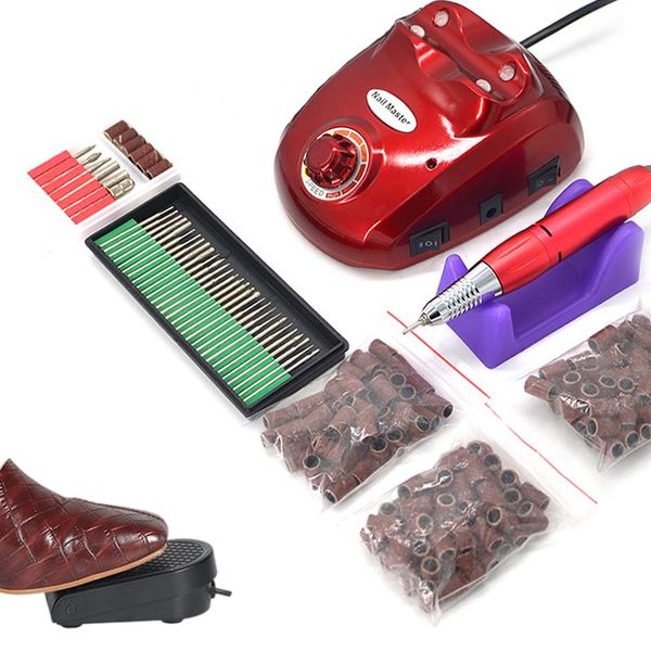 

nail drill & accessories 15w manicure machine 35000rpm professional electric file with bits knife pedicure