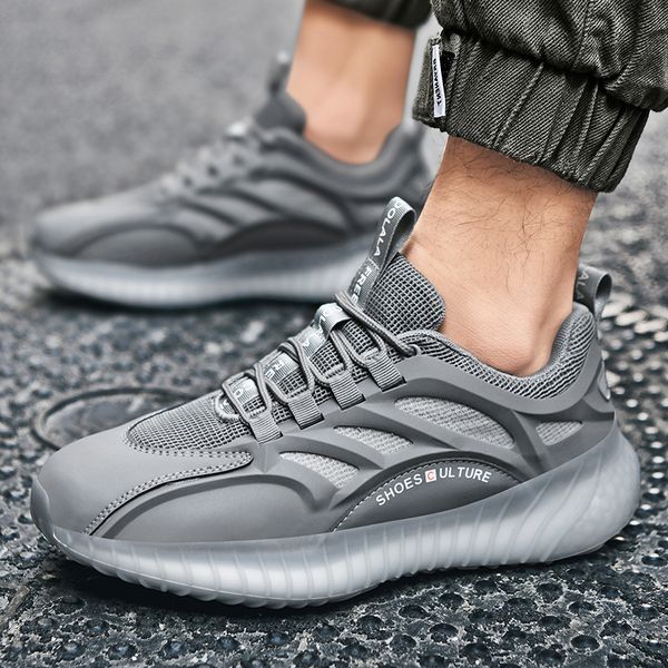 

men sports shoes hard-wearing spring athletics popular non-slip outdoor menwalking shoes thick bottom men sneakers