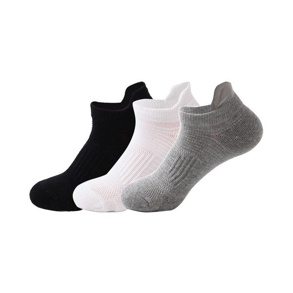 

pairs elite sports ankle socks athletic basketball fitness running women and men's cotton, Black