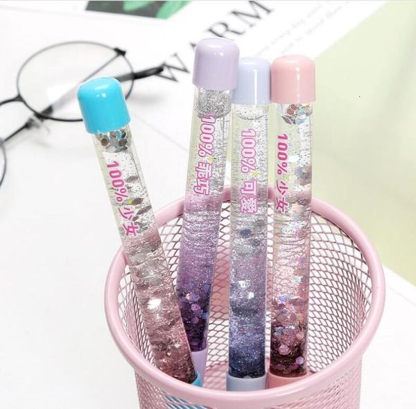 

pens korean fairy magic net red quicksand gradient neutral student supplies black signature 0.5