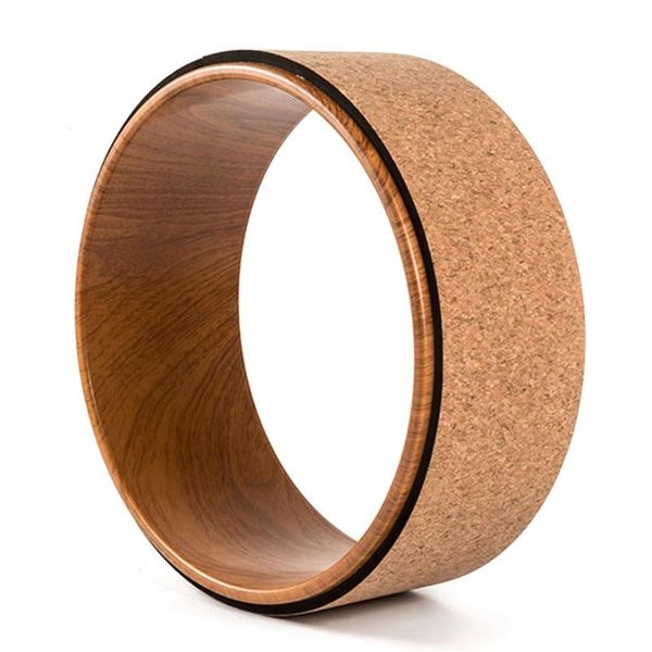 

yoga mats wooden circles soft wood made professional pilates wheel for body building abs workout gym home training tool