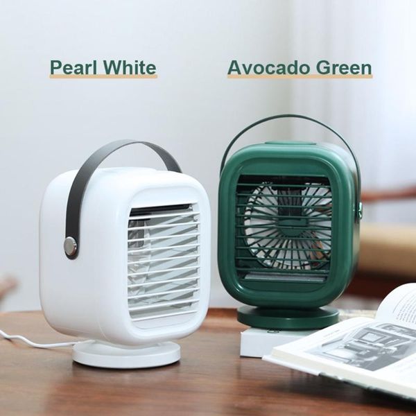 

smart home control portable rotatable fan cold water silent three gear wind speed 2000mah usb charging small for office