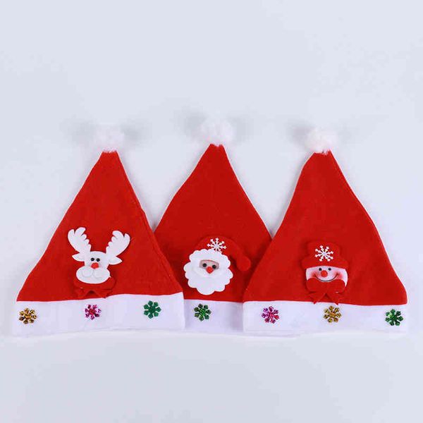 

christmas gift decal cartoon christmas hat santa claus snowman fawn luminous
