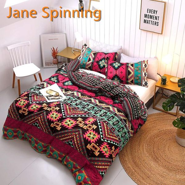 

bedding sets bohemian set king duvet quilt cover  pillowcases qq05#