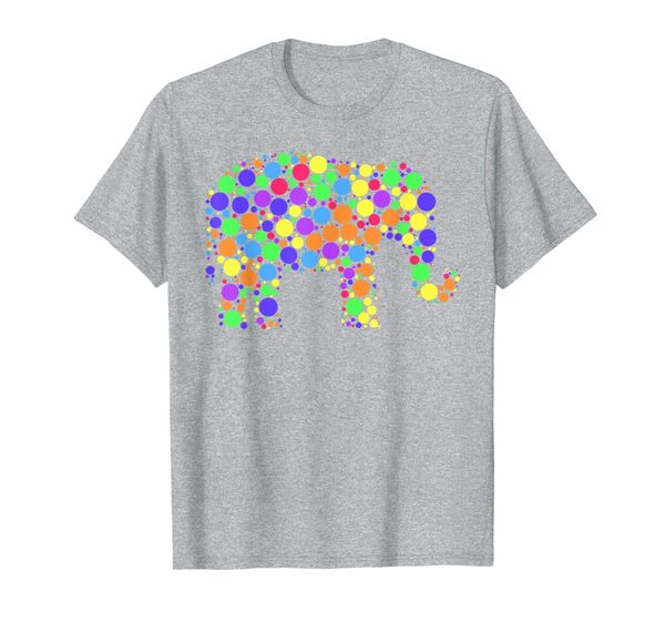 

polka dot elephant international dot day shirt t-shirt, White;black