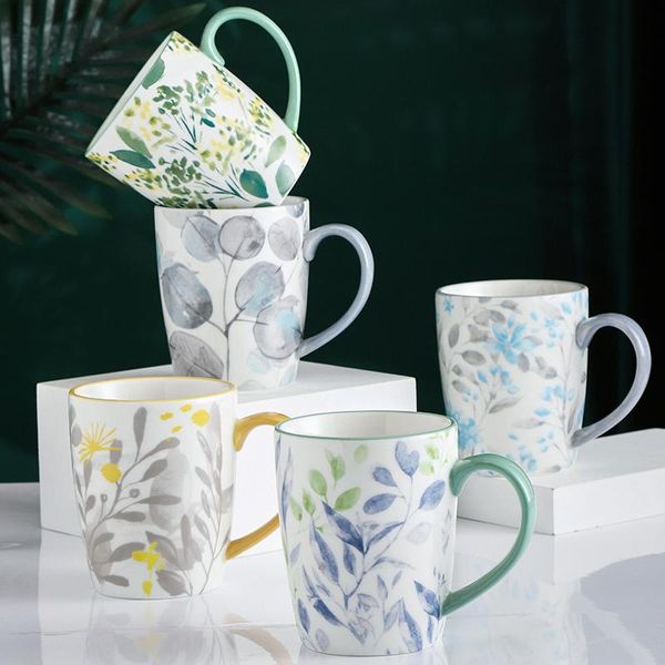 

mugs nordic travel coffee cups ceramic kawaii cup couples milk breakfast minimalist tazas mug bc50