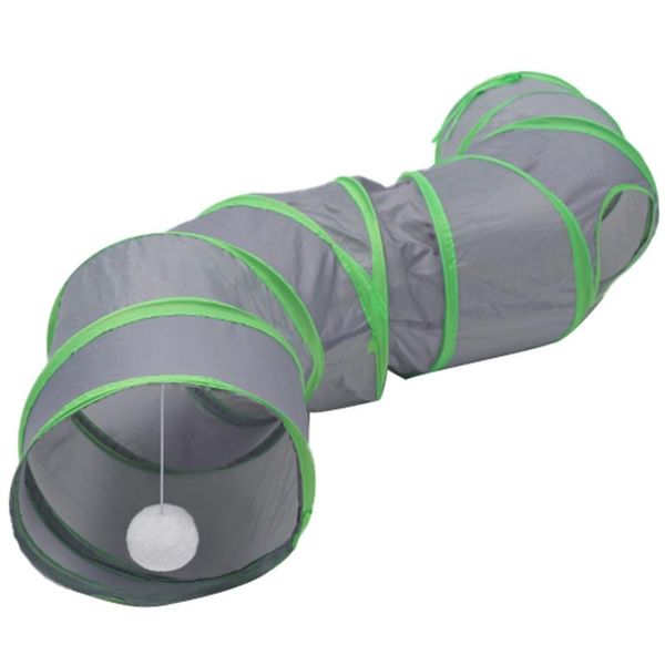 

cat toys "s"funny pet tunnel play foldable holes kitten toy bulk
