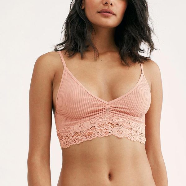 

bras women bra thin seamless wire lace bralette backless femme for ladies lingerie, Red;black