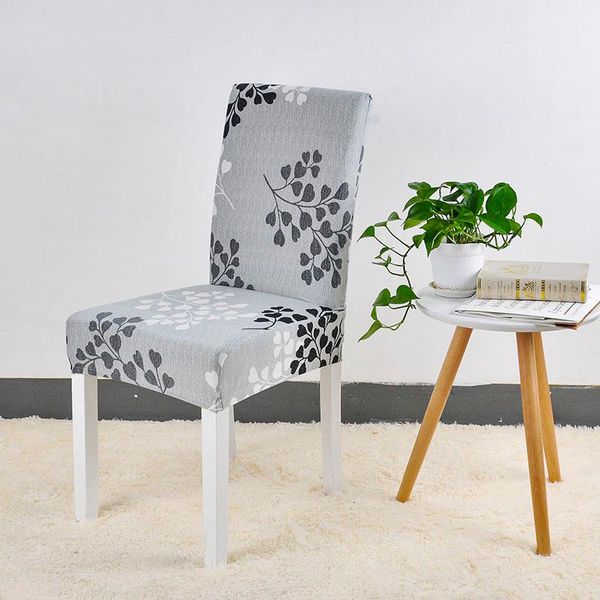 

chair covers 1/2/4/6 pcs cover elastic for dining room modern removable anti-dirty kitchen seat case stretch slip