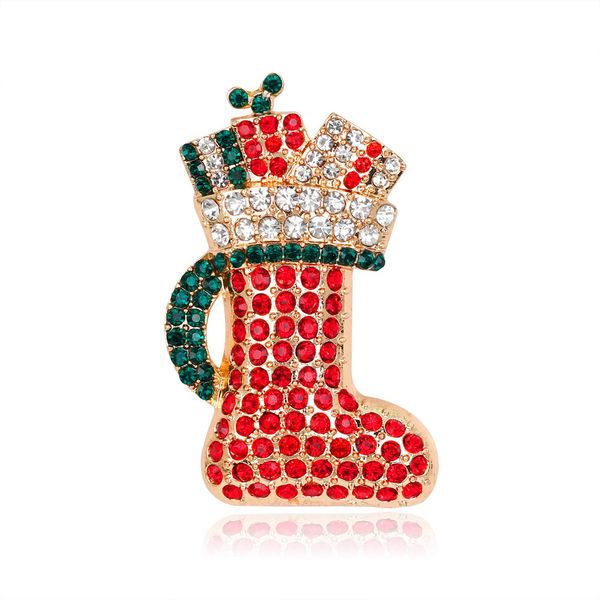 

factory new brooch fashion cartoon cute christmas boots christmas