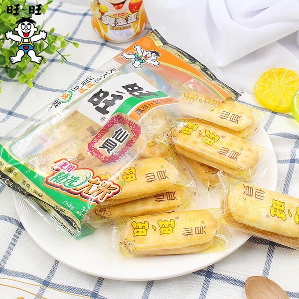 

chopsticks wangwang senbei 52g crispy rice crackers portable office puffed snow children's leisure zero