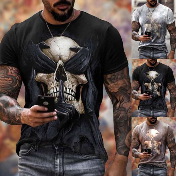 

men's casual round neck short sleeve digital printing slim fitting pullover t-shirt, White;black