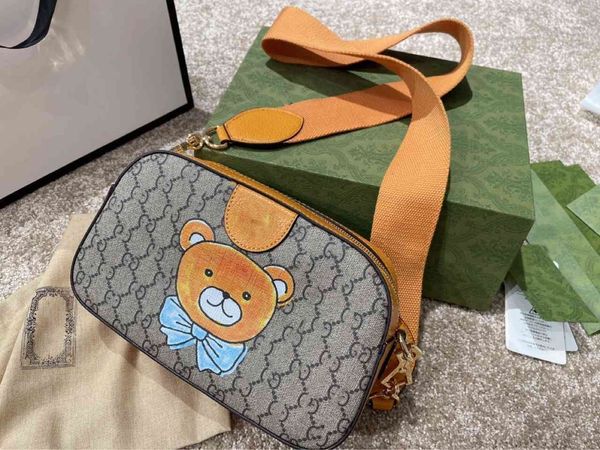 

70% off designer women's backpack bear color matching drawstring bucket camera mobile phone one shoulder slanting women's bag 9vij