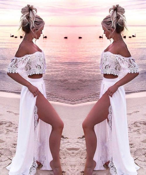 

luxury party evening dress beach skirt summer off shoulder, White;pink