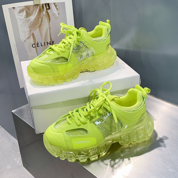 

designer sneakers women platform shoes 2021 new fashion jelly sole thick bottom basket chunky sneakers women zapatillas mujer