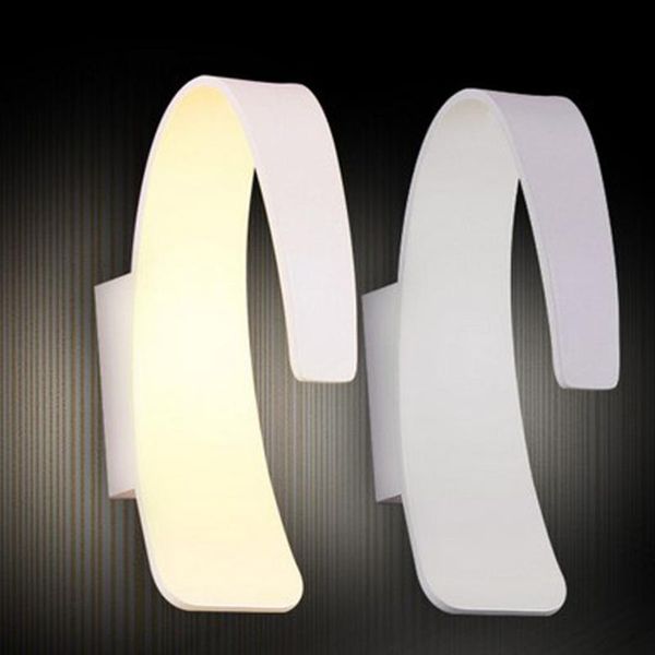 

wall lamp 2pcs modern black white geometric circular cartoon bedroom living room study acrylic led aisle lights lb40711