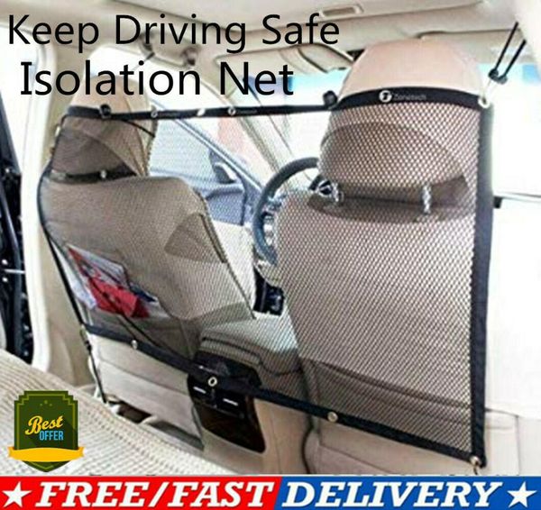 

kennels & pens fashion universal car pet dog barrier guard adjustable safety travel mesh