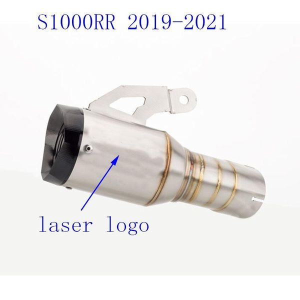 

motorcycle exhaust system for s1000rr 2021 years pipe modified muffler and middle link slip on