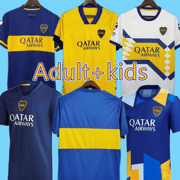 

115th anniversary fans player version 20 21 boca juniors soccer jersey maradona tevez de rossi 2020 2021 home away 3rd 4th thailand football, Black;yellow