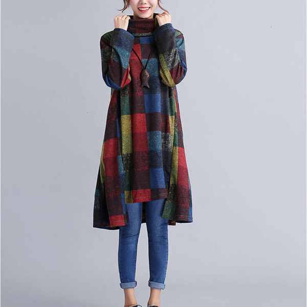 

winter casual dresses autumn korean loose large women's dress with irregular pile collar and bottom, Black;gray
