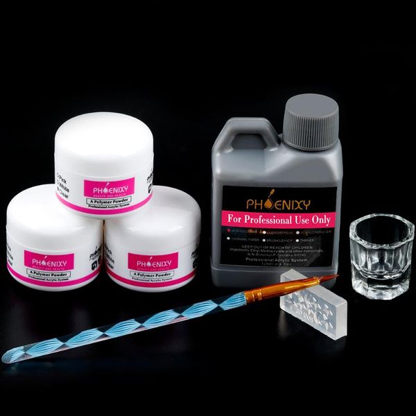 

nail art kits acrylic kit powder crystal polymer tips builder manicure liquid professional use diy