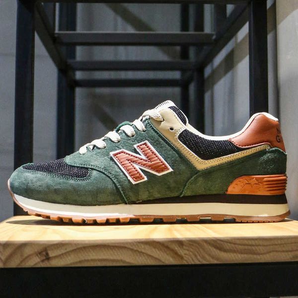 

spring and autumn bain cool running sho men's nb sports casual women's summer mh lovers n word 574