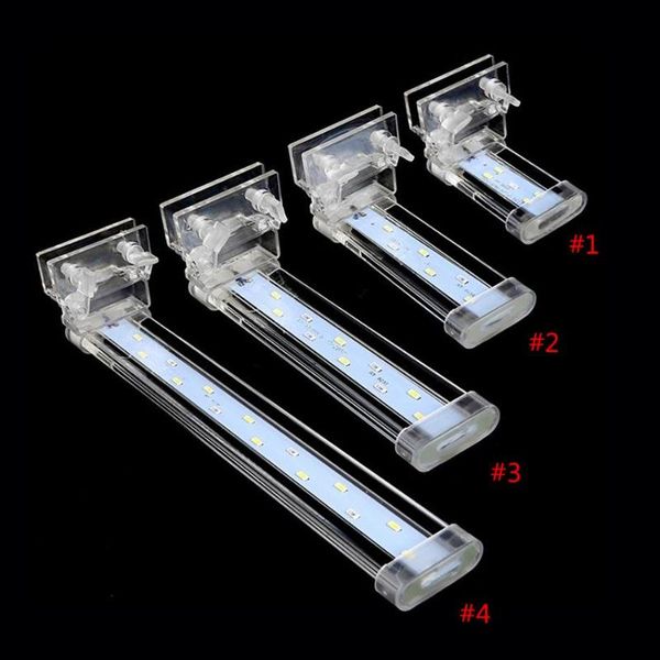 

aquariums lighting aquarium fish tank led clip light blue/white submersible plant grow lamp lights home decor accessories