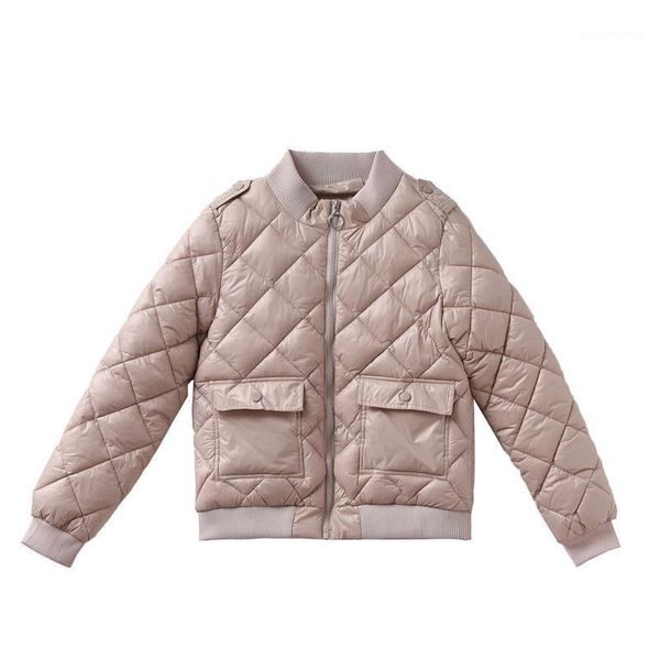 

women's down & parkas fashionable warm cotton short coat winter jacket women adjustable pink black parka 2021