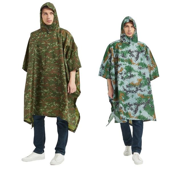 

raincoats impermeable poncho women men jungle backpack camouflage rain coat cycling hiking travel impermeables gear dk50rc