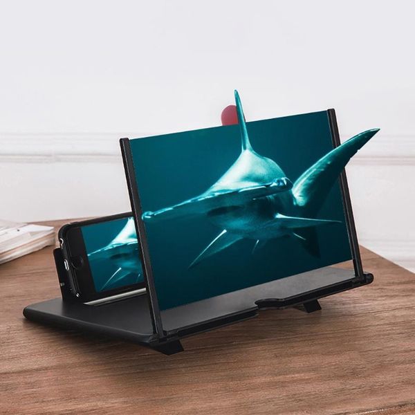 

phone holder 3d screen magnifier stereoscopic amplifying desk12inch bracket mobile accessories drop cell mounts & holders