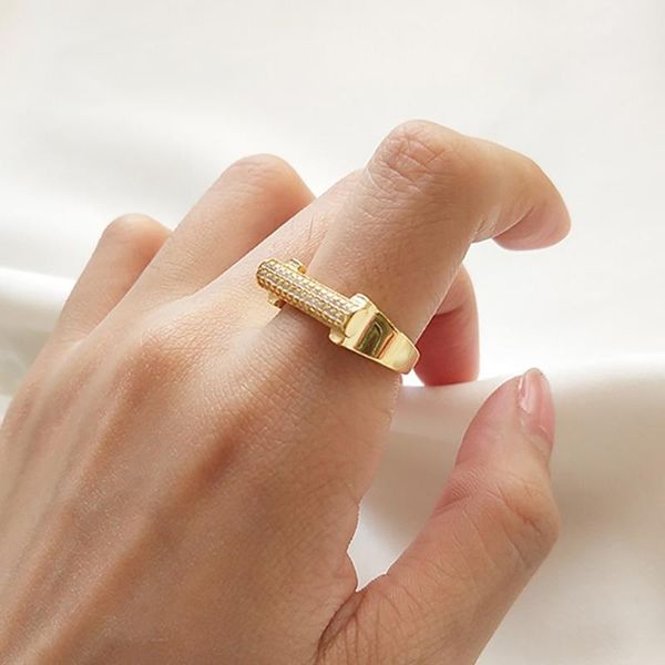 

cluster rings 925 silver d type jewelry minimalism charm anel bohemia vintage boho bague femme anelli for women, Golden;silver