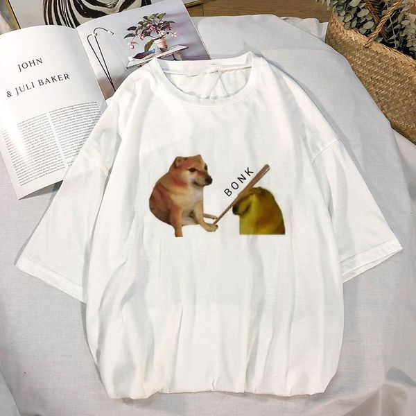

women's t-shirts casual korean style spoof short sleeve graphic drop print tees aesthetic vintage kawaii clothes t-shirt, White