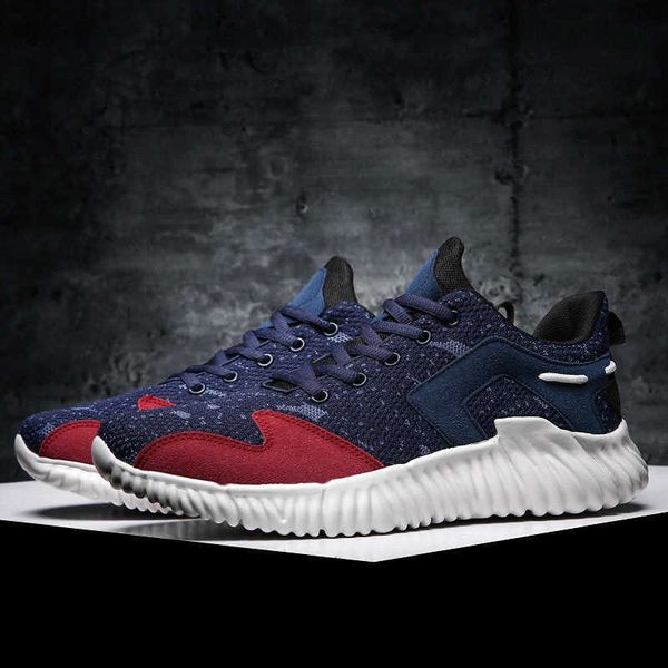 

large size casual shoes sports men's summer flying mesh breathable low running super lighttraining sneakers