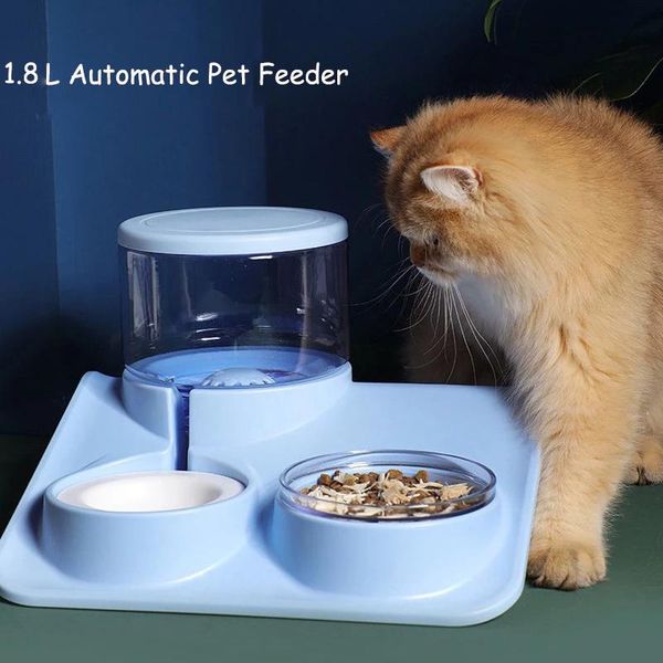 

pet dog cat bowl fountain automatic water feeder container dispenser for dogs cats drinking auto feeders bowls &