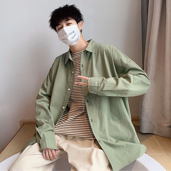 

men's casual shirts long sleeve hawaiian loose cotton clothes camisa masculina french cuff mens fashion -5xl ng7j, White;black