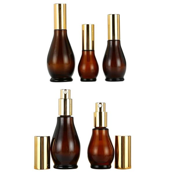 

empty spray bottle small avoid light glass refillable makeup perfume 10ml/20ml/30ml/50ml/100ml liquid soap dispenser