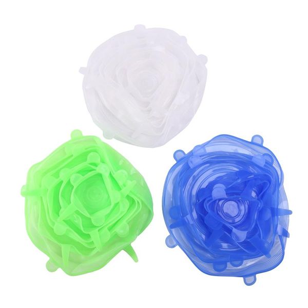 

kitchen storage & organization 18 pcs silicone elastic lids for food cups and bowls lids,to keep fresh perfect all kinds of