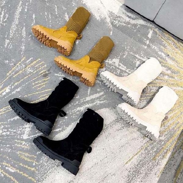 

the latest designer boots fashion luxury women spring and autumn comfortable strong warm effect good ankle boots with box, Black